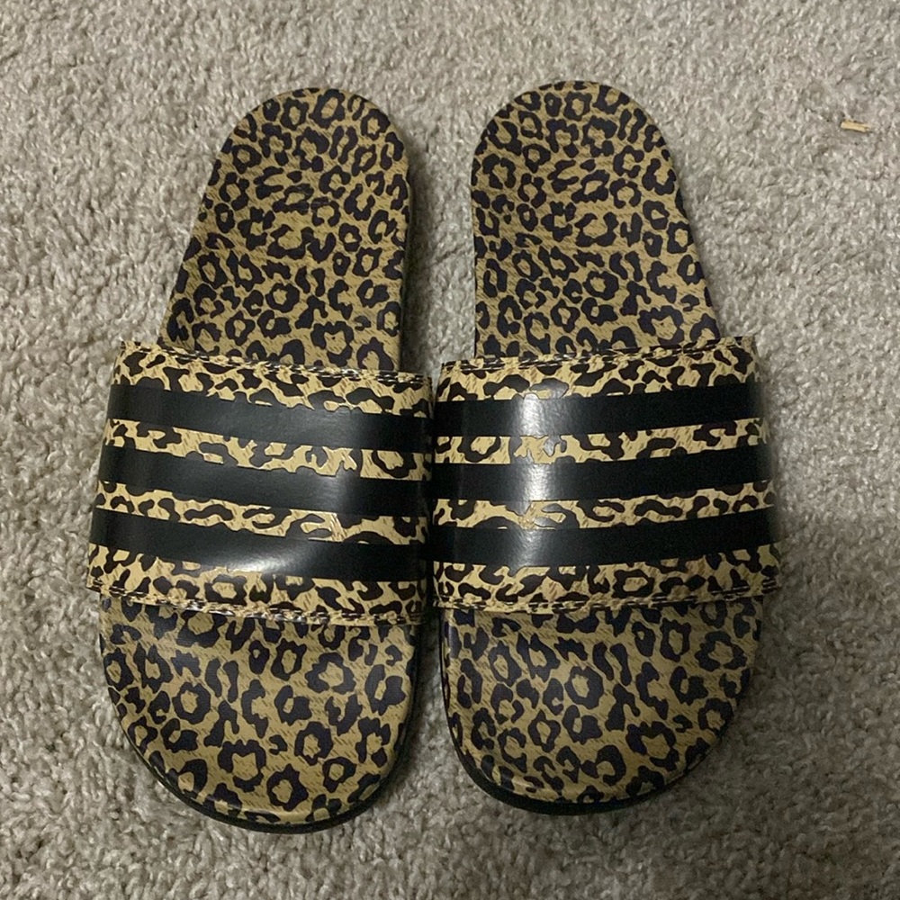 Mint Adidas Slides